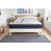 Image de Pack Prêt À Dormir Matelas Ressorts Ensachés+mémoire De Forme Actiflex Morpho 180x200 + Sommier Kit Blanc +2oreille