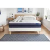 Image de Pack lit complet 180x200 cm - Matelas + Sommier Blanc (en kit) + 2 oreillers + Couette - Actiflex Mo
