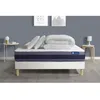 Image de Pack lit complet 160x200 cm - Matelas + Sommier Blanc (en kit) + 2 oreillers + Couette - Actiflex Mo