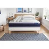 Image de Pack lit complet 140x190 cm - Matelas + Sommier Blanc (en kit) + 2 oreillers + Couette - Actiflex Mo