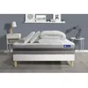 Image de Pack lit complet 200x200 cm - Matelas + Sommier Blanc (en kit) + 2 oreillers + Couette - Actiflex Re