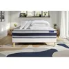 Image de Pack lit complet 200x200 cm - Matelas + Sommier Blanc (en kit) + 2 oreillers + Couette - Actiflex Er