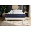Image de Pack Prêt À Dormir Matelas Actiflex Tech 140x190 Mémoire De Forme Maxi Épaisseur + Sommier Kit Blanc + 2 Oreillers