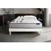 Image de Pack Prêt À Dormir Matelas Ressorts Ensachés + Mémoire De Forme Actiflex Form 140x190 + Sommier Kit Blanc +2oreille