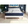 Image de Pack Prêt À Dormir Matelas Actiflex Life 180x200 Ressorts Ensachés + Mémoire De Forme + Sommier Kit Blanc +2oreille