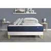Image de Pack lit complet 160x200 cm - Matelas + Sommier Blanc (en kit) + 2 oreillers + Couette - Actiflex Li