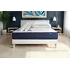 Image de Pack Prêt À Dormir Matelas Actiflex Life 140x190 Ressorts Ensachés + Mémoire De Forme + Sommier Kit Blanc +2oreille
