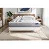Image de Pack lit complet 200x200 cm - Matelas + Sommier Blanc (en kit) + 2 oreillers + Couette - Actiflex So