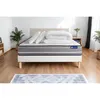 Image de Pack Prêt À Dormir Matelas Ressorts Ensachés Actiflex Pur 180x200 3zones De Confort + Sommier Kit Blanc + 2 Oreille
