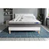 Image de Pack Prêt À Dormir Matelas Actilatex Relax Latex Et Mémoire De Forme 140x190 Cm + Sommier Kit Blanc + 2 Oreillers +