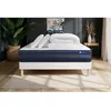 Image de Pack lit complet 180x200 cm - Matelas + Sommier Blanc (en kit) + 2 oreillers + Couette - Actilatex T