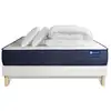 Image de Pack lit complet - matelas 160x200 cm + sommier tapissier à lattes (en kit) + 2 oreillers + couette - actilatex life Équilibre Postural