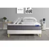 Image de Pack lit complet 200x200 cm - Matelas + Sommier Blanc (en kit) + 2 oreillers + Couette - ActiMemo Ze