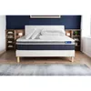 Image de Pack Prêt À Dormir Actimemo Confort Matelas Mémoire De Forme 140x190 Maxi Épaisseur + Sommier Kit Blanc + 2 Oreille