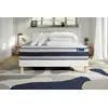 Image de Pack Prêt À Dormir Matelas Mémoire De Forme Actimemo Ergo 200x200 Cm Maxi Épaisseur + Sommier Kit Blanc + 2oreiller