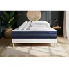 Image de Pack lit complet 160x200 cm - Matelas + Sommier Blanc (en kit) + 2 oreillers + Couette - Actimemo Te