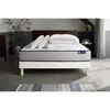 Image de Pack Prêt À Dormir Matelas Mémoire De Forme Actimemo Form 180x200 Cm 5zones Confort + Sommier Kit Blanc + 2 Oreille