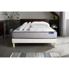 Image de Pack Prêt À Dormir Matelas Mémoire De Forme Actimemo Form 140x200 Cm 5zones Confort + Sommier Kit Blanc + 2 Oreille