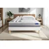 Image de Pack lit complet 180x200 cm - Matelas + Sommier Blanc (en kit) + 2 oreillers + Couette - Actimemo So