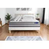 Image de Pack Prêt À Dormir Matelas À Mémoire Actimemo Pur 140x200cm 3zones De Confort + Sommier Kit Blanc + 2 Oreillers + C
