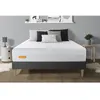 Image de Ensemble sommier matelas 140x200 Memo bio Mémoire de forme - 26 cm - Equilibré - sommier kit gris