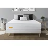 Image de Matelas + Sommier Kit Blanc 160x200 Memo Bio Mousse À Mémoire De Forme Maxi Épaisseur Déhoussable