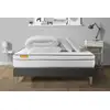 Image de Pack Matelas + Sommier Kit Gris 140x190 Memo Luxe Ressorts Ensachés + Mémoire De Forme + Couette + 2 Oreillers