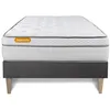 Image de Matelas + sommier kit 90x200 Memo Luxe Ressorts ensachés + mémoire de forme MAXI épaisseur