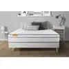 Image de Matelas + sommier 160x200 ressorts ensachés et mémoire de forme Ensemble Memo luxe 160x200 cm