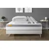 Image de Pack Matelas + Sommier Kit Blanc 140x200 Memo Zen Mousse À Mémoire De Forme Maxi Épaisseur + Couette + 2 Oreillers