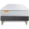 Image de Matelas Mémoire De Forme + Sommier Kit Gris 90x190 Memo