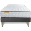 Image de Ensemble sommier matelas 90x190 Memo Mémoire de forme - Septnuits - Très ferme - A lattes - HR