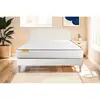 Image de Matelas Mémoire De Forme + Sommier Kit Blanc 140x190 Memo