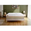 Image de Pack matelas LE SOYEUX 160x200cm Ressorts ensachés + Mémoire de forme BioVisco + sommier kit Beige