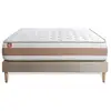 Image de Matelas sommier 160x200 ressorts ensachés et mémoire de forme Équilibre Naturel