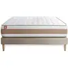Image de Matelas sommier 140x190 ressorts ensachés et mémoire de forme Équilibre Naturel