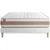 Image de Matelas sommier 160x200 ressorts ensachés et mémoire de forme Équilibre Naturel