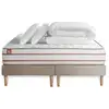 Image de Matelas + sommier 160x200 + couette + 2 oreillers Matériaux naturels