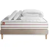 Image de Pack Prêt A Dormir Matelas Le Doux 160x200cm Memoire De Forme - Ep. 24cm + Sommier Beige