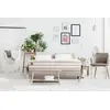Image de Ensemble Le Doux 90x190cm Memoire De Forme 3 Zones De Confort - Ep. 24cm + Sommier Kit Beige
