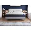 Image de Pack Prêt À Dormir Actiflex Confort Matelas Ressorts Ensachés+mémoire De Forme 200x200 + Sommier Kit Gris +2oreille