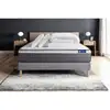 Image de Pack Prêt À Dormir Matelas Actiflex Plus 180x200 Ressorts Ensachés+mémoire De Forme + Sommier Kit Gris + 2 Oreiller
