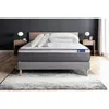 Image de Pack Prêt À Dormir Matelas Actiflex Plus 140x200 Ressorts Ensachés+mémoire De Forme + Sommier Kit Gris + 2 Oreiller