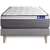Image de Ensemble Matelas Actiflex Plus 90x200 Ressorts Ensachés+mémoire De Forme Maxi Épaisseur 7zones De Confort + Sommier
