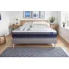 Image de Pack Prêt À Dormir Matelas Ressorts Ensachés+mémoire De Forme Actiflex Morpho 140x200 + Sommier Kit Gris +2oreiller