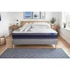 Image de Pack Prêt À Dormir Matelas Ressorts Ensachés+mémoire De Forme Actiflex Morpho 140x190 + Sommier Kit Gris +2oreiller