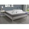 Image de Pack lit complet 160x200 cm - Matelas + Sommier Gris (en kit) + 2 oreillers + Couette - Actiflex Rel