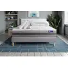 Image de Pack Prêt À Dormir Matelas Actiflex Relax Ressorts Ensachés +mémoire De Forme 140x190 + Sommier Kit Gris +2oreiller
