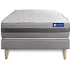 Image de Ensemble Matelas Actiflex Relax Ressorts Ensachés + Mémoire De Forme 90x190 Maxi Épaisseur 5zones Confort + Sommier