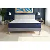 Image de Ensemble Matelas Actiflex Life 140x200 Ressorts Ensachés Et Mémoire De Forme 5zones De Confort + Sommier Kit Gris